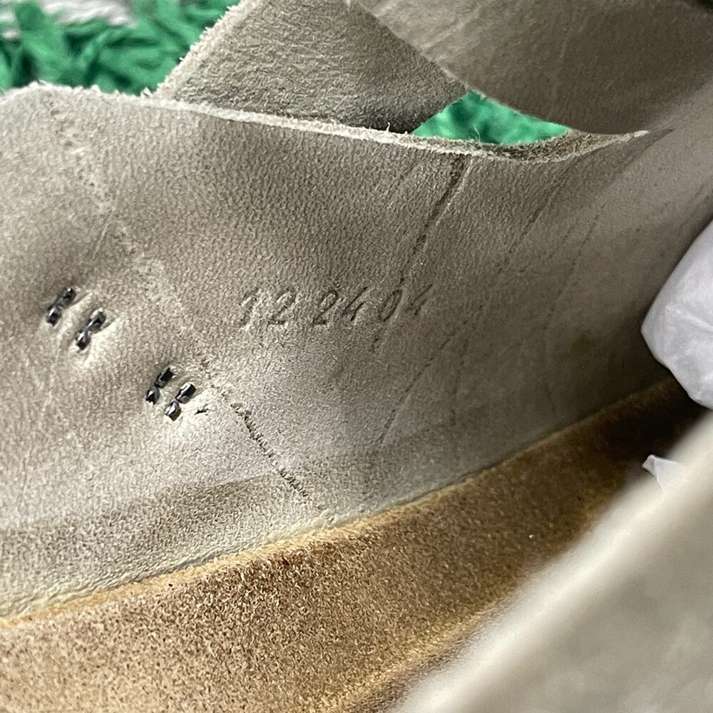 Birkenstock Boston Suede Taupe Soft Footbed Clogs Men's size 43 US 10 Pre Owned - Picture 10 of 13
